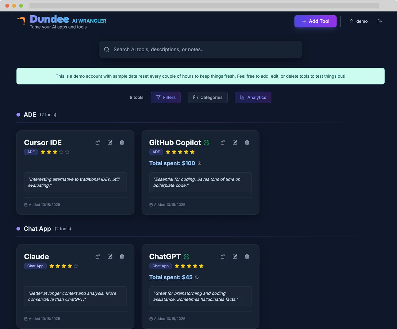 Dundee AI Wrangler Tools