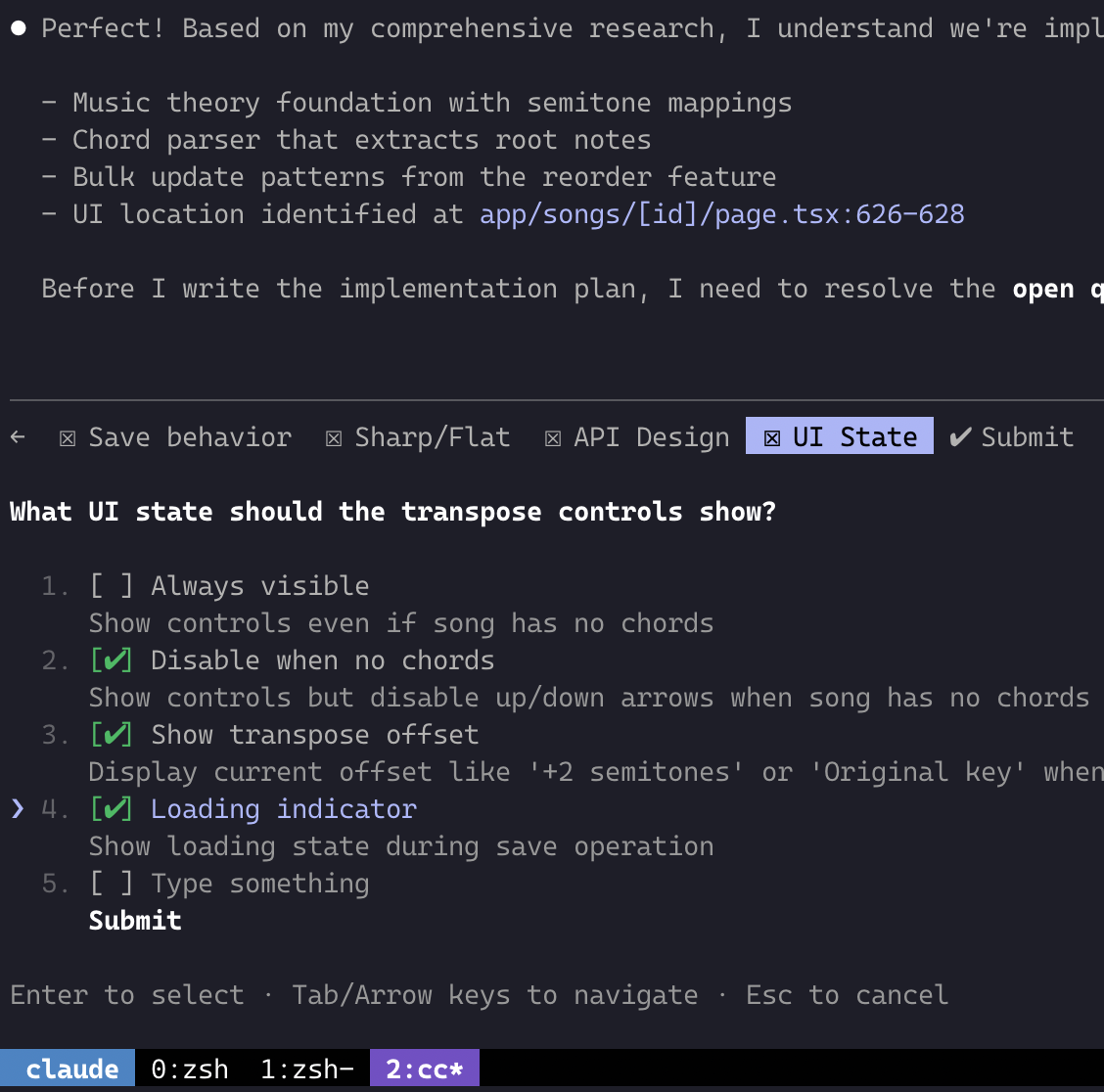 Claude create_plan questions