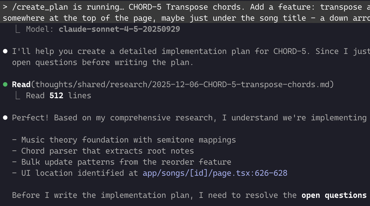 Claude create_plan transpose